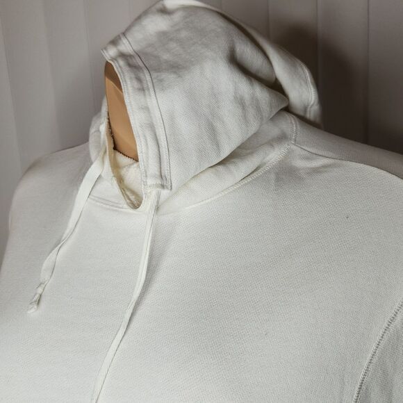 DKNY White Cozy Oversized draw string hoodie - Picture 6 of 12